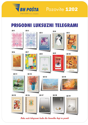 Čestitke/Telegrami/Pošta
